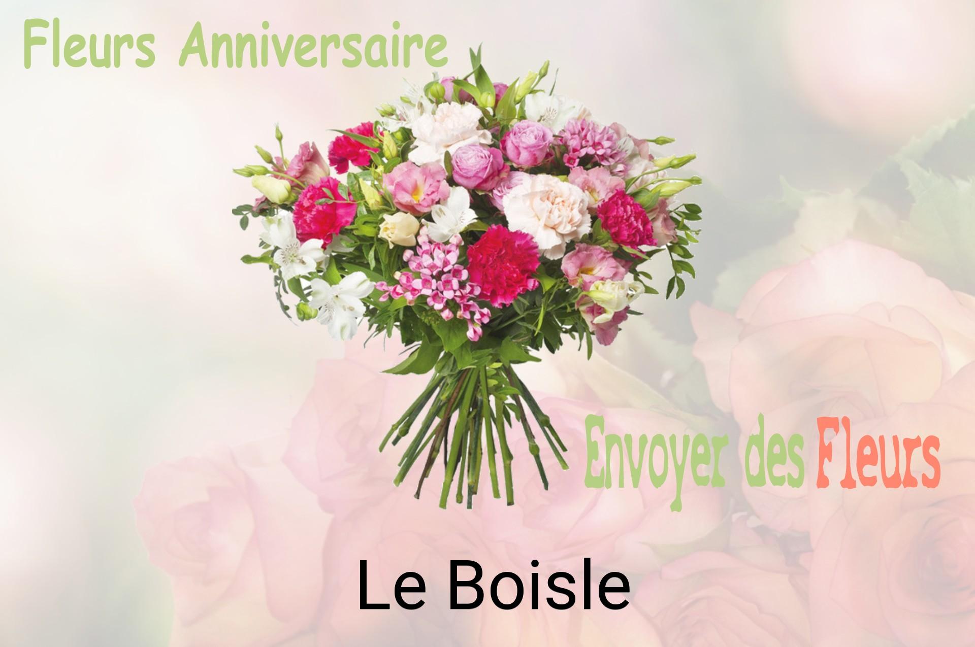 Bouquet de fleurs d’anniversaire livré à Le Boisle